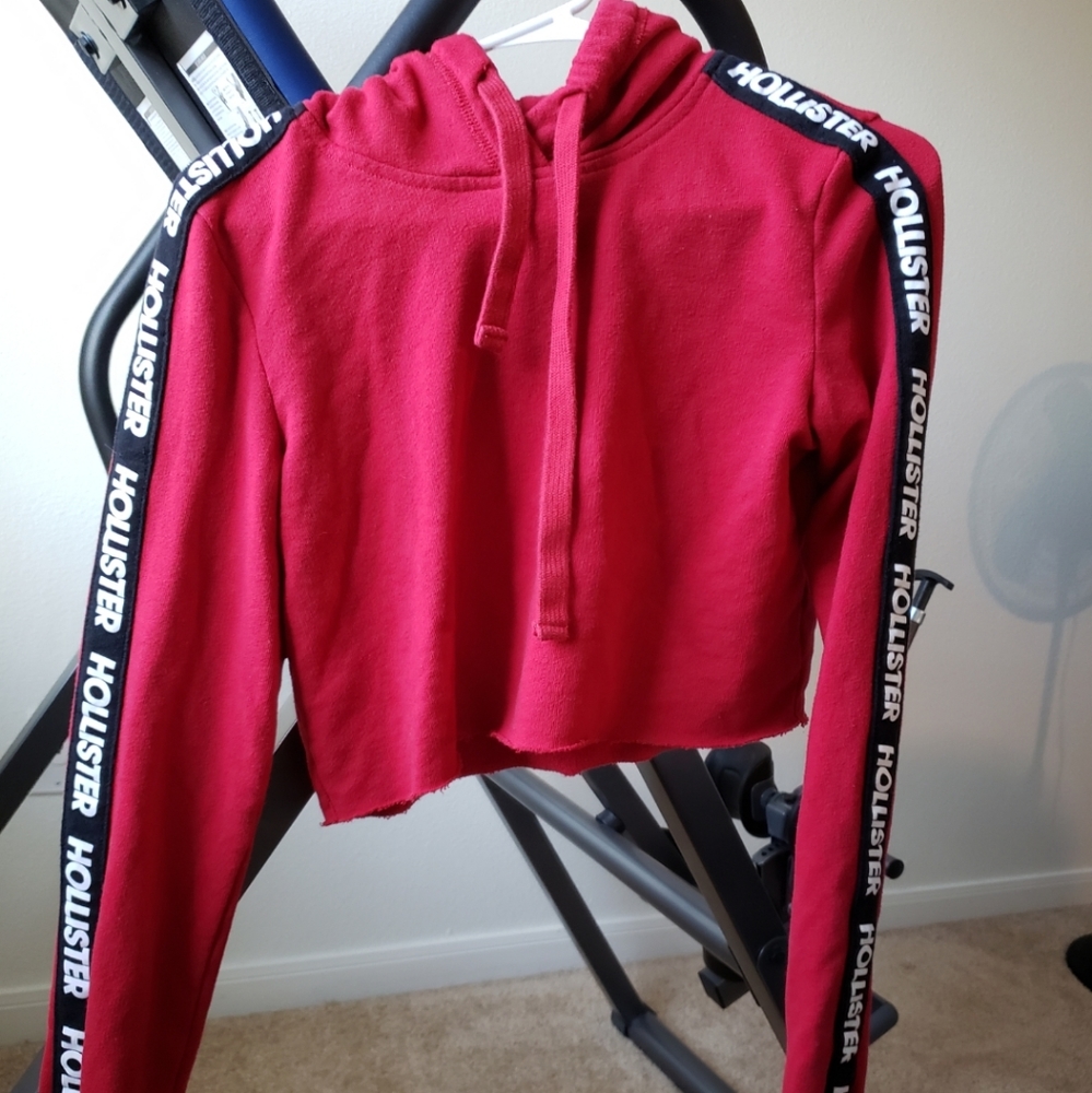 Hollister Crop Top Hoodie Womens Size S
